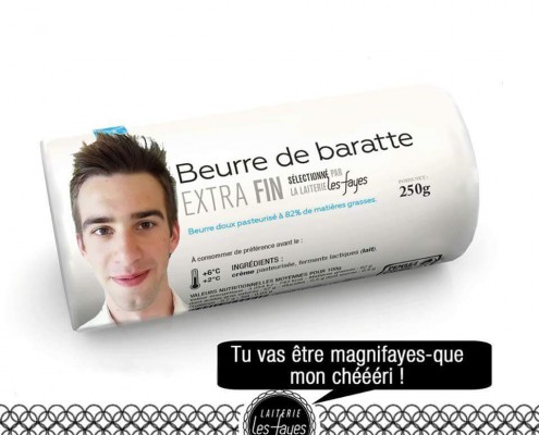 jeu beurre Laiterie Les fayes