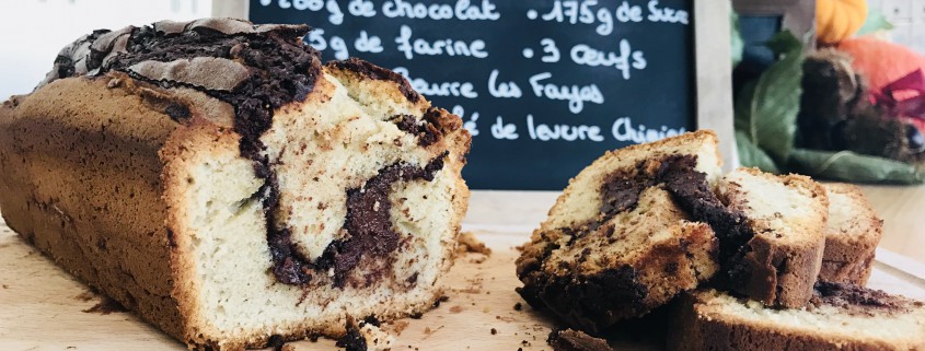 recette cake chocolat laiterie les fayes