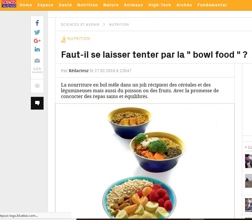 Tendance bowl food